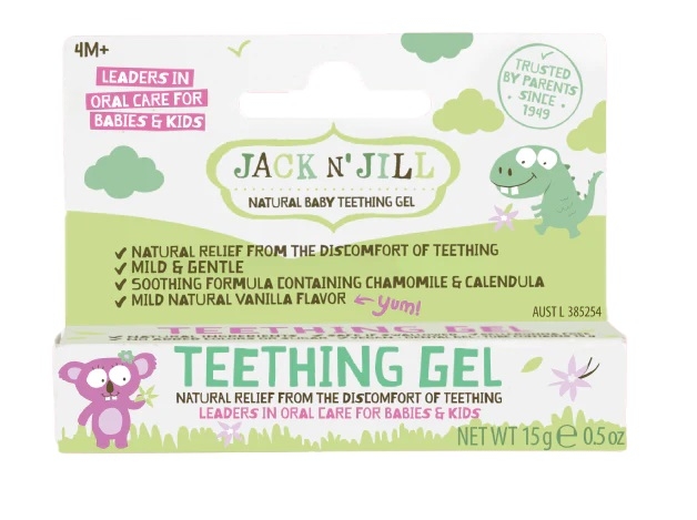 Gel calmant natural pentru eruptii dentare bebelusi, 15g - Jack n Jill