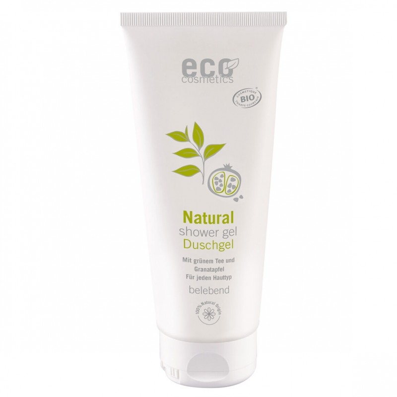 Gel de dus natural cu rodie si ceai verde - Eco Cosmetics