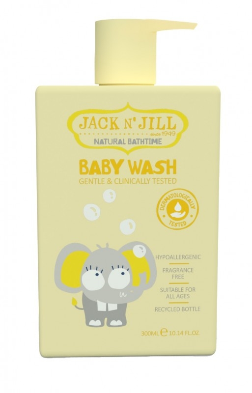 Gel de dus pentru bebelusi Yellow, fara parfum, hipoalergenic, 300ml - Jack n Jill