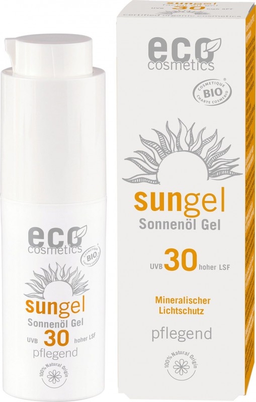 Gel facial transparent cu protectie solara inalta FPS 30 - Eco Cosmetics