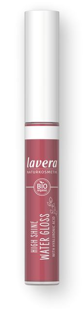 Gloss bio pentru buze High Shine Water Gloss, Hot Cherry 02 - LAVERA