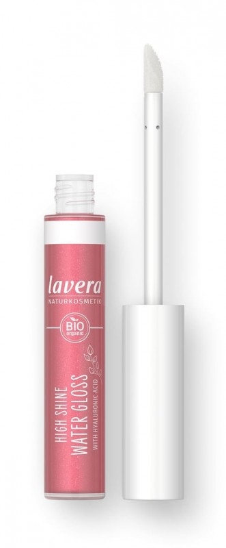 Gloss bio pentru buze High Shine Water Gloss, Pink Lagoon 04 - LAVERA