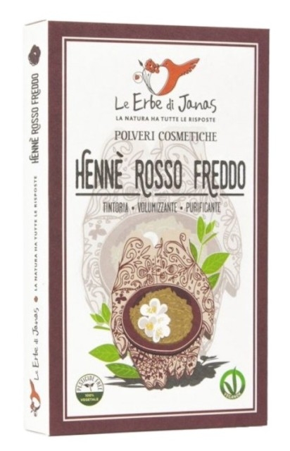 Henna Rosu Rece, 100 g - Erbe di Janas