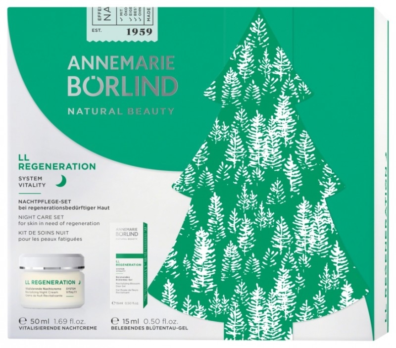 LL Regeneration Set X-mas ingrijire de noapte - Annemarie Borlind
