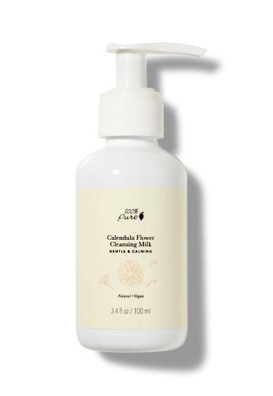 Lapte demachiant calmant cu galbenele, 100ml - 100 Percent Pure Cosmetics