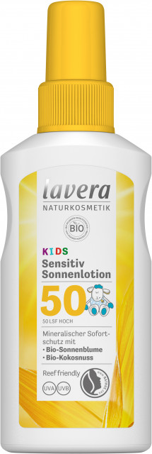 DELISTAT Lotiune protectie solara FPS 50 pentru copii si bebelusi, spray 100ml - LAVERA