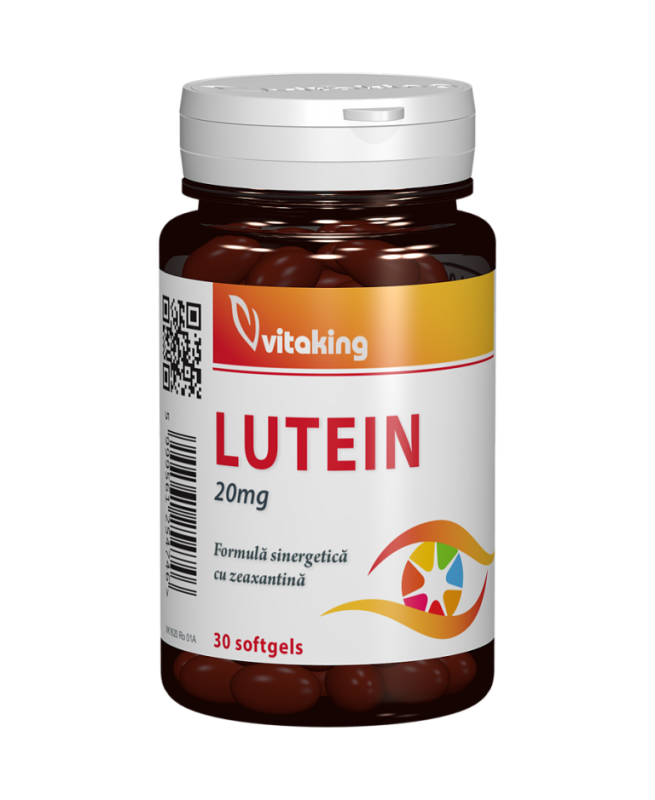 Luteina 20mg cu zeaxantina, 30 cps gelatinoase - Vitaking