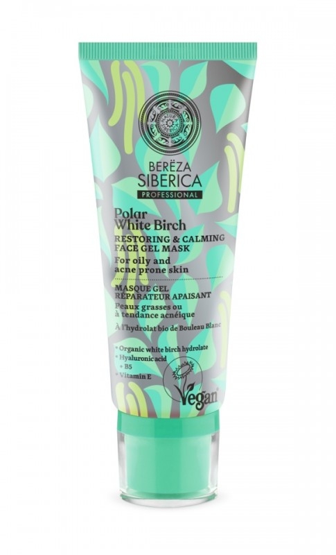 Masca-gel tratament pentru tenul gras cu iritatii, acnee, 100ml - Polar White Birch
