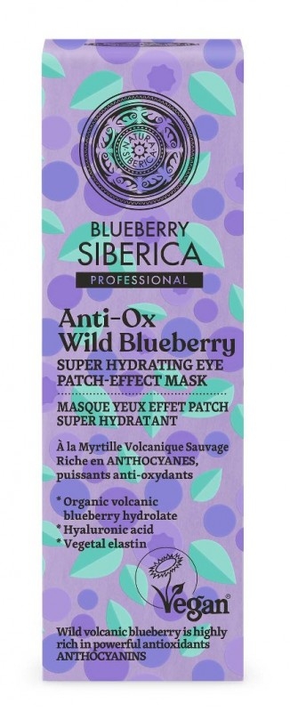Masca ochi hidratanta antioxidanta efect compresa, cu elastina si hialuronic, 30ml - Anti-OX Wild Blueberry