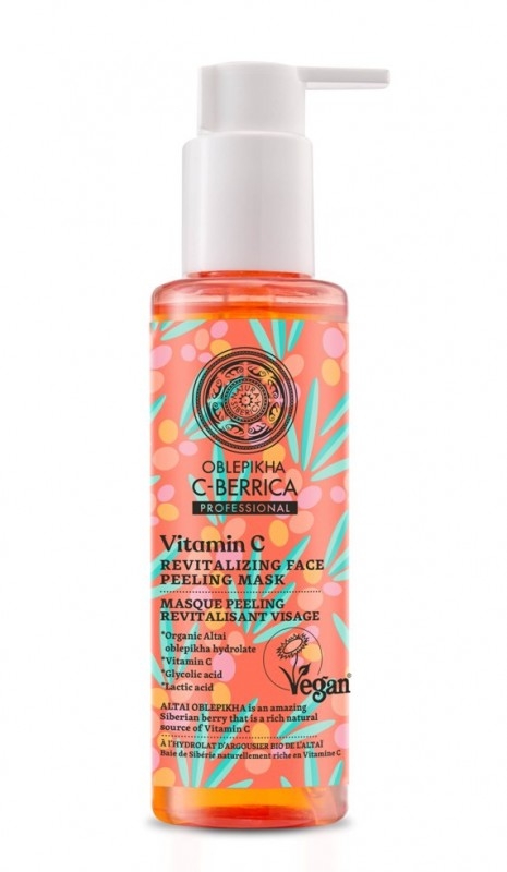 Masca peeling cu Vitamina C si acid glicolic, 145ml - C-BERRICA