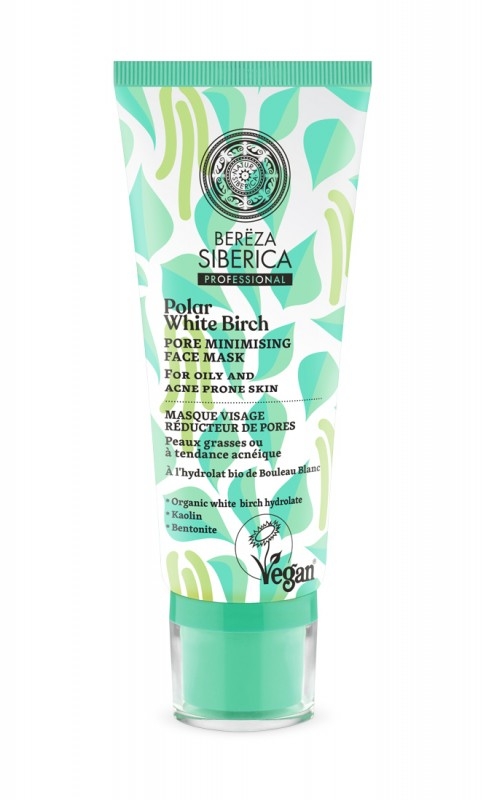 Masca pentru pori dilatati cu bentonita, ten gras sau acneic, 100ml - Polar White Birch