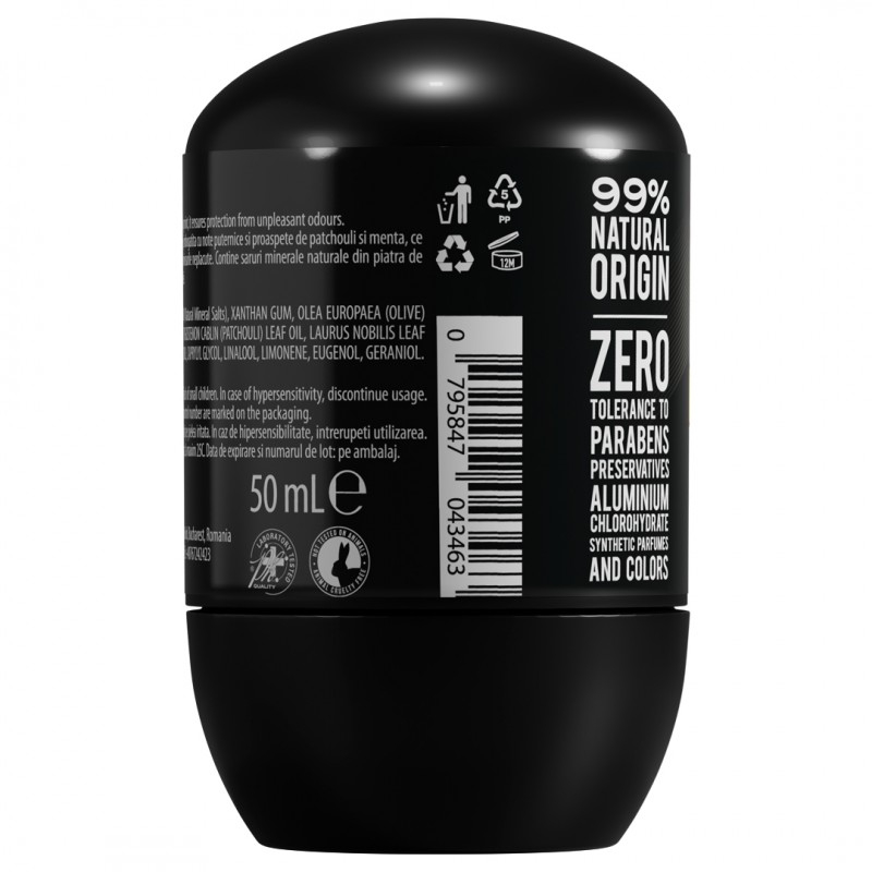 NIMBIO Max Green deodorant natural pentru barbati, 50ml