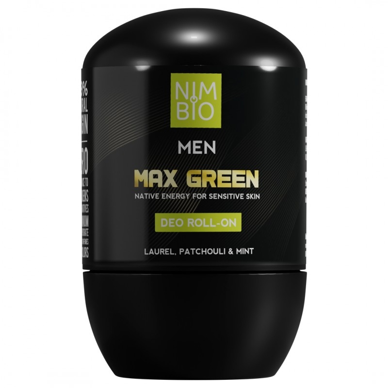 NIMBIO Max Green deodorant natural pentru barbati, 50ml