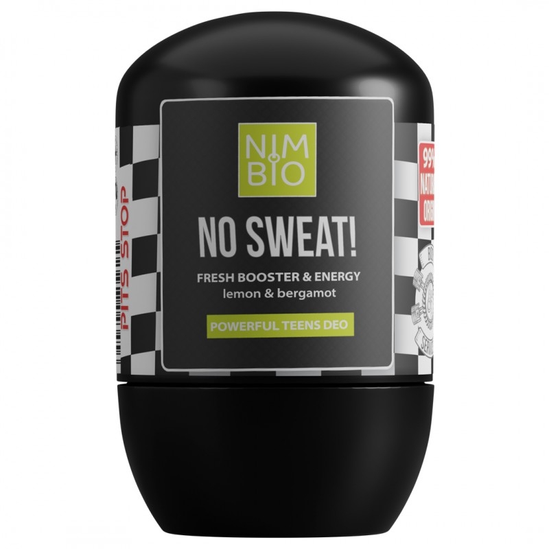 NIMBIO No Sweat deodorant natural pentru adolescenti, 50ml