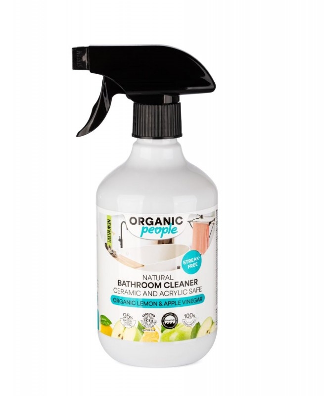 Organic People Detergent Ecologic pentru Baie cu Lamaie si Otet de Mere Bio - 500ml