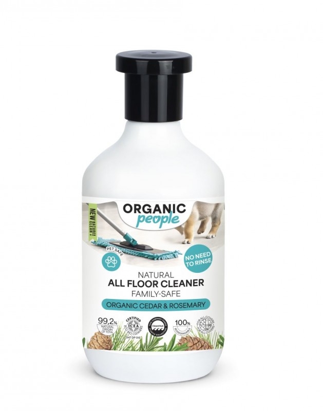 Organic People Detergent Ecologic pentru Toate Tipurile de Pardoseli cu Cedru si Rozmarin Bio - 500ml