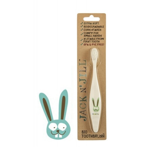 Periuta de dinti ECO pentru bebe si copii, Bunny - Jack n' Jill
