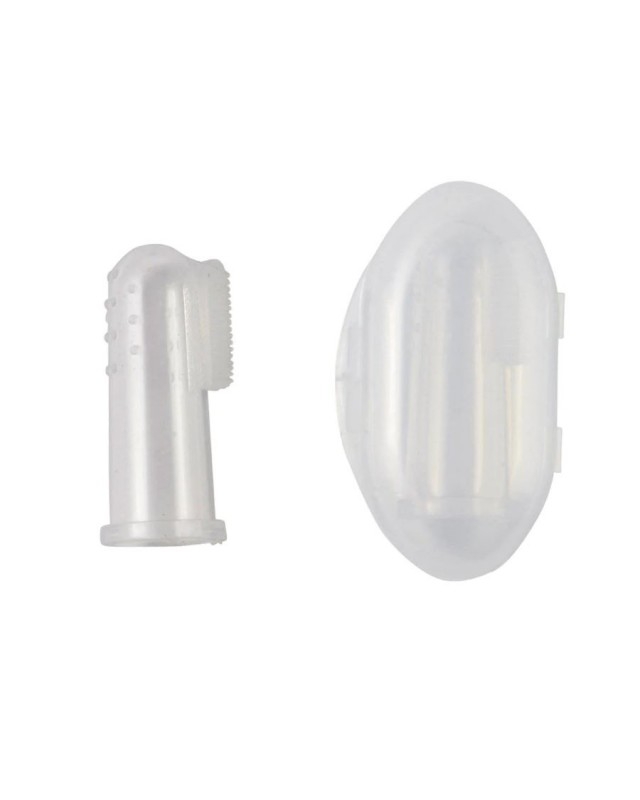 Periuta de dinti din silicon Degetar pentru 6-12 luni, 2 buc - Jack n Jill