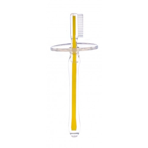 Periuta de dinti din silicon cu protectie, pentru 1-2 ani - Jack n Jill