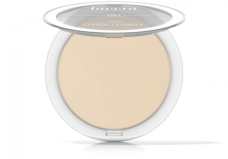Pudra compacta bio Satin Powder, Medium 02 - LAVERA