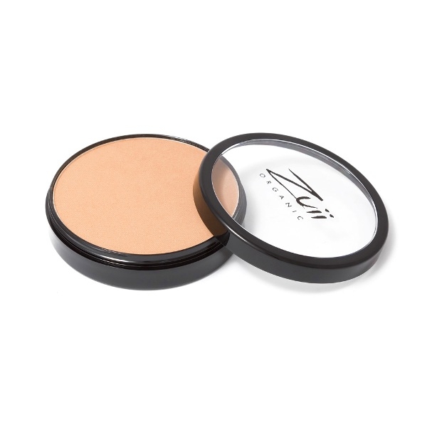 Pudra compacta organica, cu ingrediente florale, Almond - ZUII Organic