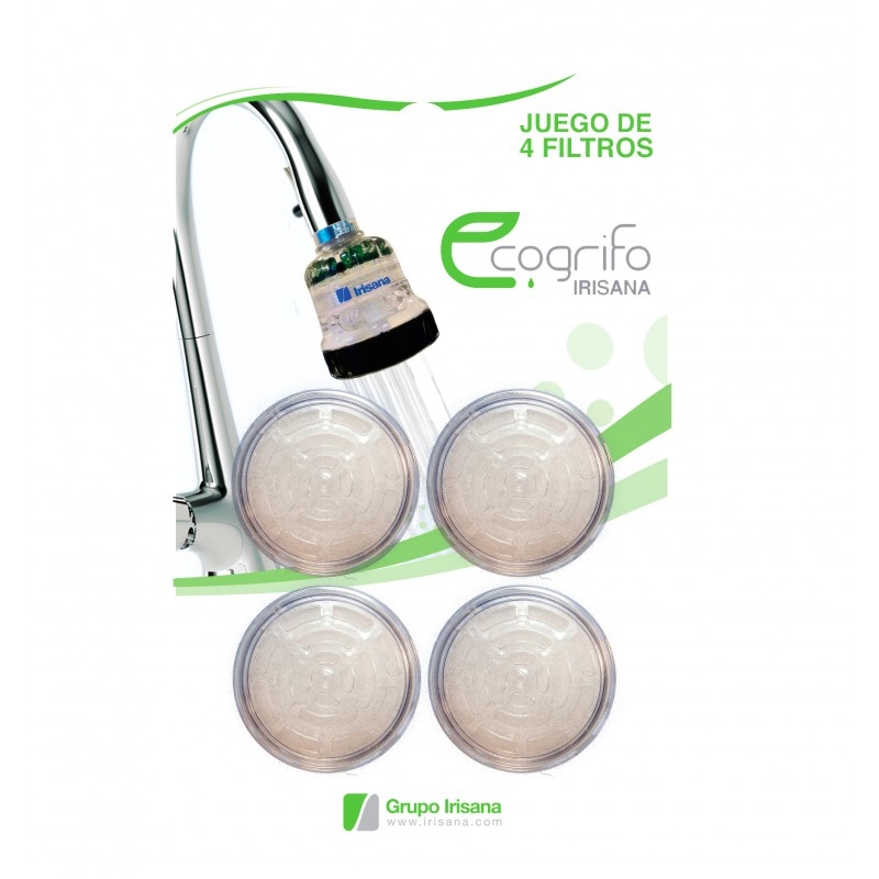 Rezerve filtru de particule pentru bucatarie Ecogrifo, set 4 buc - Irisana