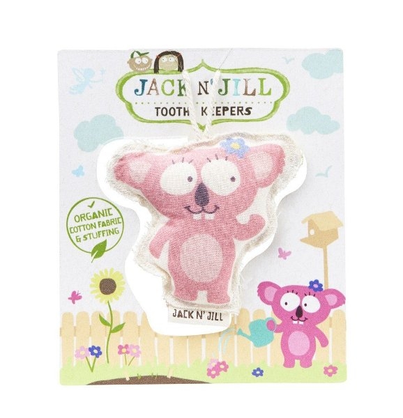 Saculet din bumbac organic pentru pastrarea dintilor de lapte, Koala - Jack n' Jill