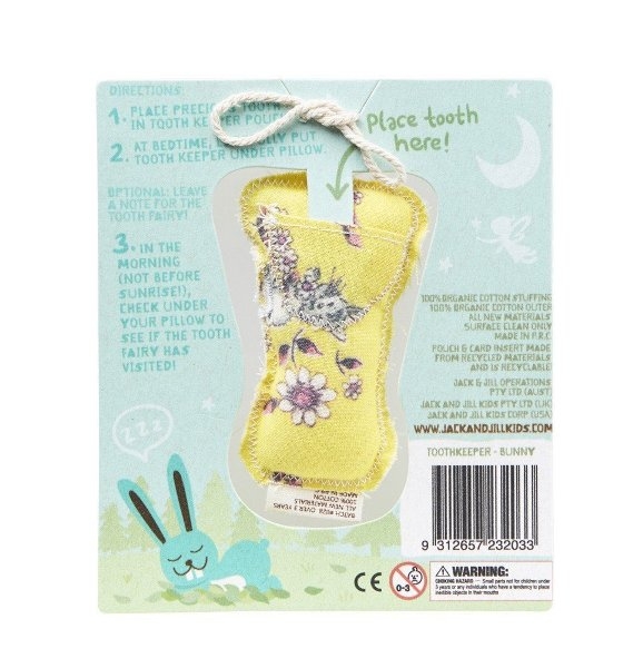 Saculet din bumbac organic pentru pastrarea dintilor de lapte, Koala - Jack n' Jill