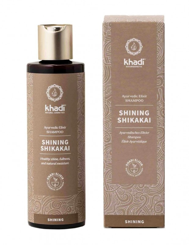 Sampon ayurvedic cu shikakai, hidratare si stralucire, 200ml - Khadi