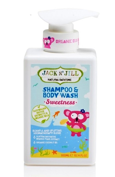 Sampon si gel de dus parfumat pentru copii Sweetness, 300 ml - Jack n' Jill