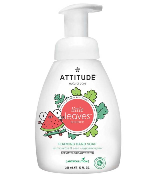 Sapun - spuma de maini pentru copii, pepene si cocos, 295 ml - ATTITUDE