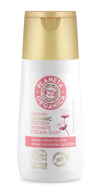 DELISTAT Sapun cremos BIO pentru igiena intima cu extract de bumbac, 150ml - Planeta Organica