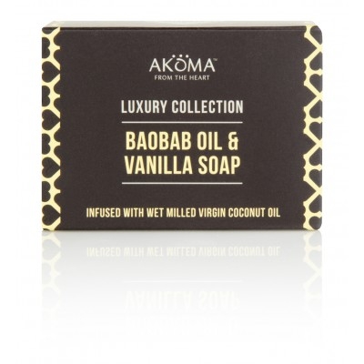 Sapun cu unt de shea, baobab si extract de vanilie - Akoma Skincare