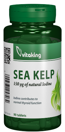 Sea Kelp (alga marina), 90 comprimate - Vitaking