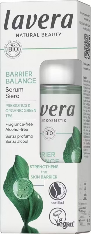 Ser Echilibrant Barrier Balance cu Prebiotice, fara Parfum si Alcool, Unisex, 30ml - LAVERA