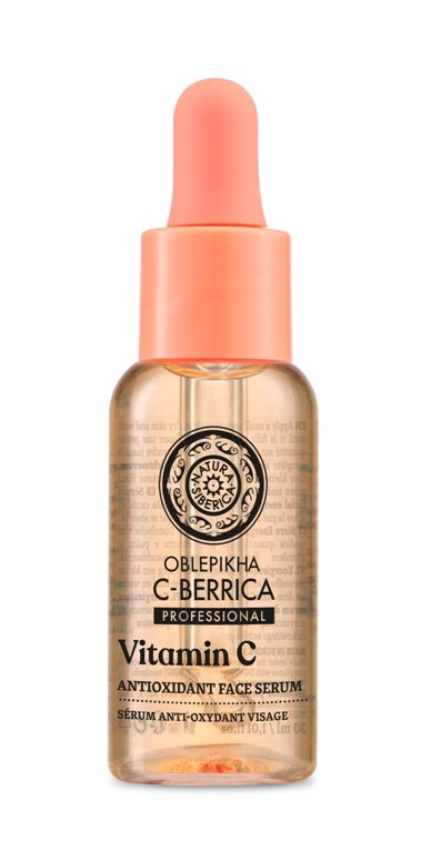 Ser antioxidant iluminator pentru ten cu Vitamina C, 30ml - C-BERRICA