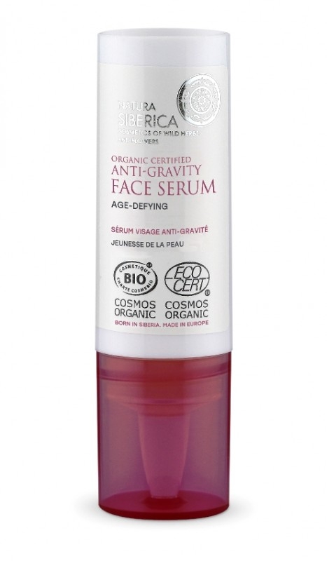Serum lifting si intinerire Anti-Gravity cu hidrolat de snow cladonia, 15ml - Natura Siberica