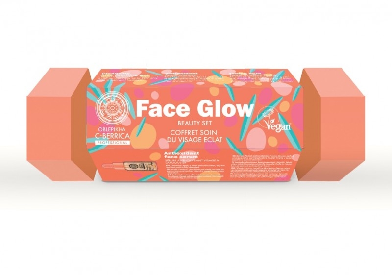 Set Cadou FACE GLOW vitamina C (demachiant, ser antioxidant, fluid tonifiant) - C-BERRICA