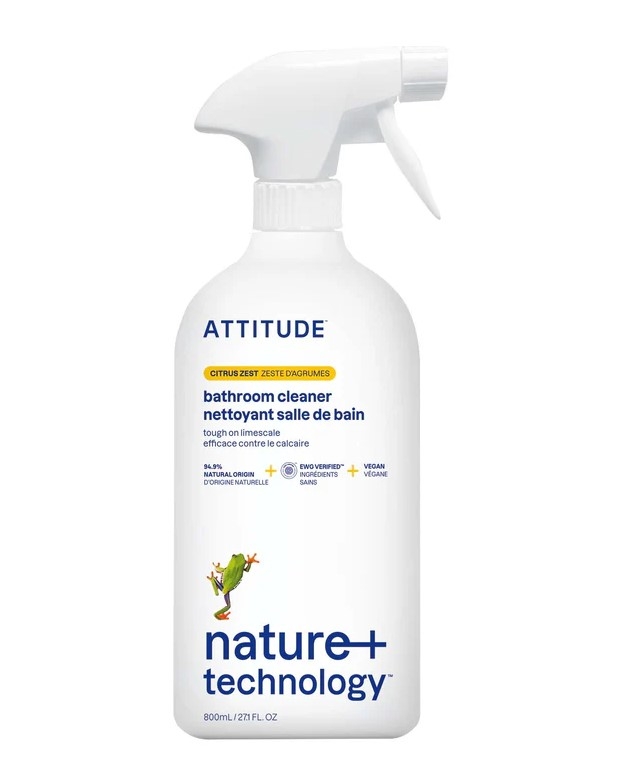 Solutie ecologica de indepartat depunerile de piatra din baie Citrus Zest, 800 ml - ATTITUDE