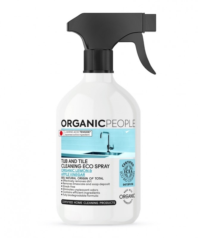Solutie ecologica pentru curatarea baii Lemon & Apple Vinegar, 500 ml - Organic People