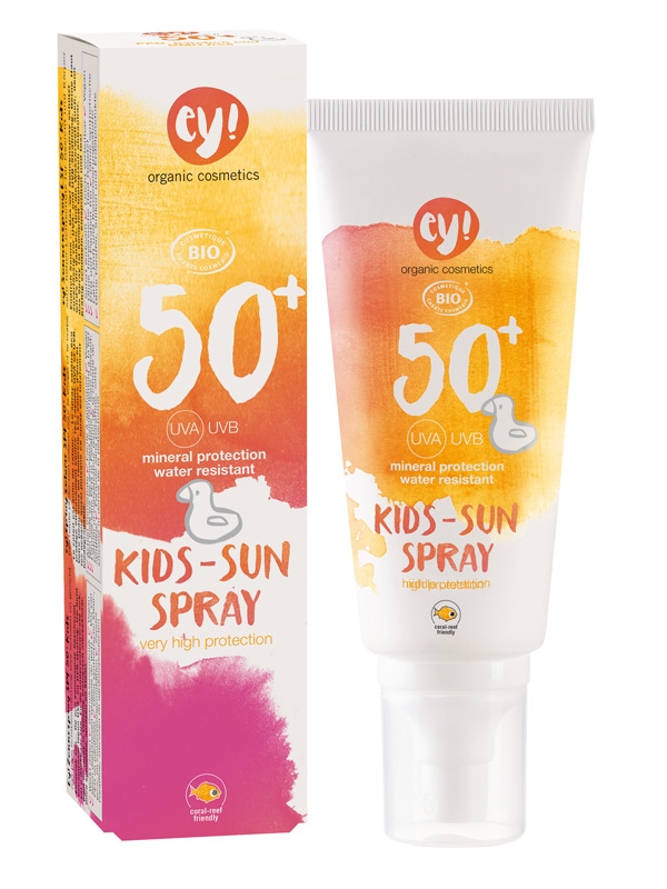 Spray bio protectie solara bebe si copii FPS 50+, 100ml - ey! Eco Cosmetics