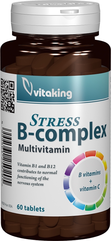 Stress B-complex Multivitamin, 60 comprimate - Vitaking