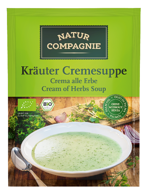 Supa crema bio cu ierburi, plic 38g (2 portii) - Natur Compagnie