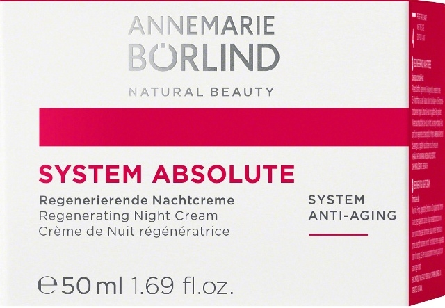 System Absolute Crema de noapte anti-ageing, 50ml - Annemarie Borlind