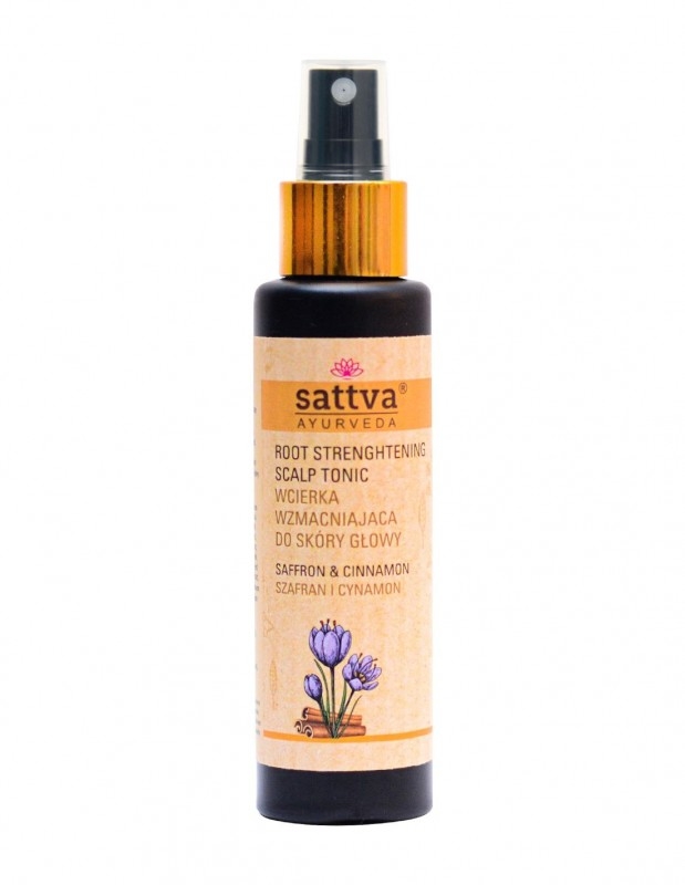 Tonic Scalp cu Sofran si Scortisoara, Intareste Radacina, Regleaza Sebumul, Anti Matreata, 100ml – Sattva Ayurveda