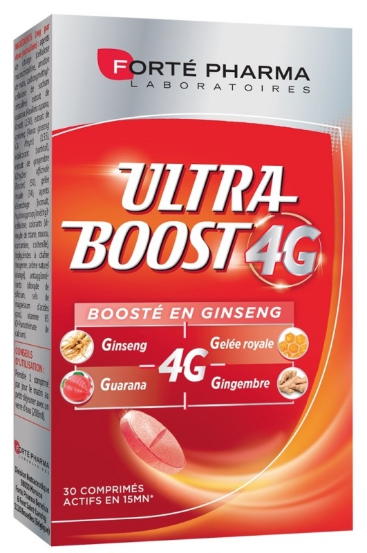 ULTRA BOOST 4G supliment natural imunitate si energie, 30 cpr - FORTE PHARMA