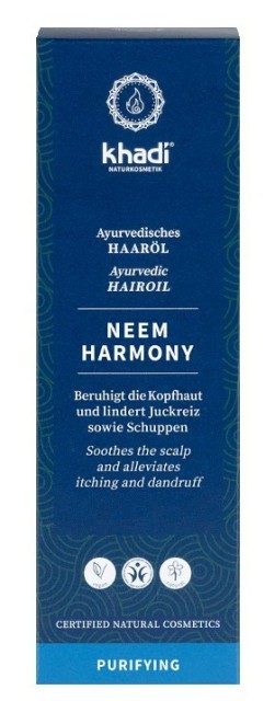Ulei ayurvedic cu neem pentru scalp, 50ml - Khadi