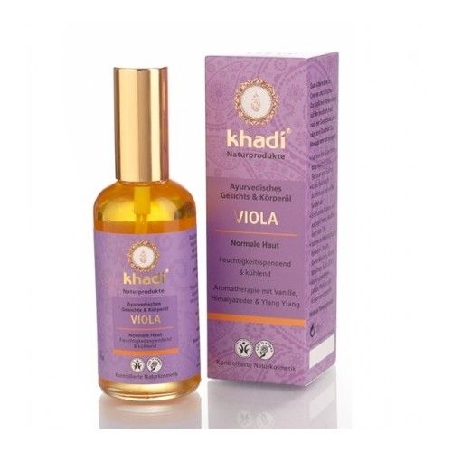 Ulei Cu Violete Toate Tipurile De Piele Ten Si Corp Khadi