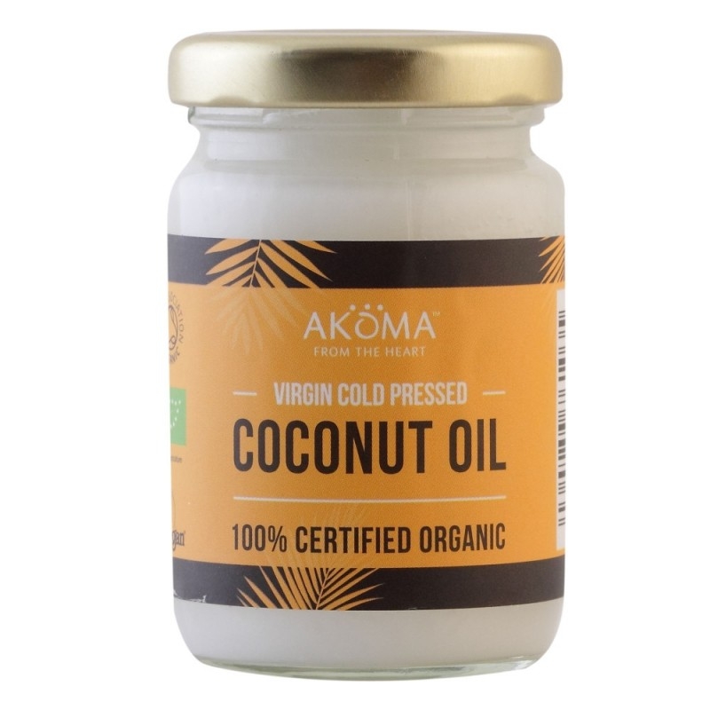 Ulei de cocos certificat organic, presat la rece, grad alimentar, 100 ml - Akoma Skincare