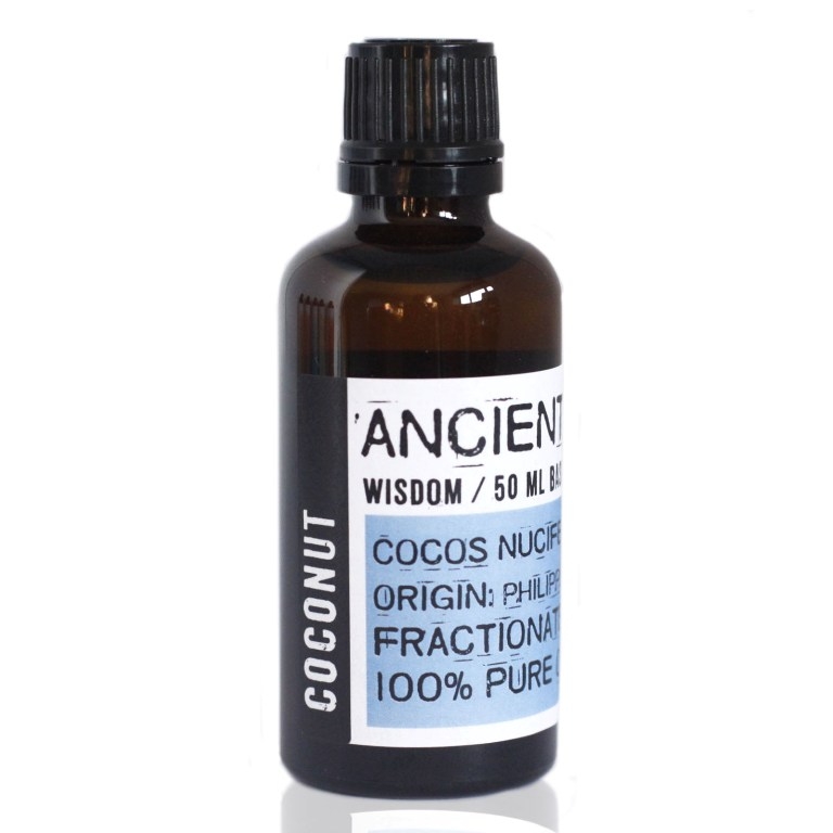 Ulei de cocos fractionat (caprilis), baza pentru uleiuri esentiale, 50ml - Ancient Wisdom